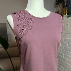 Plum ANN TAYLOR Summertime Work Blouse Size S